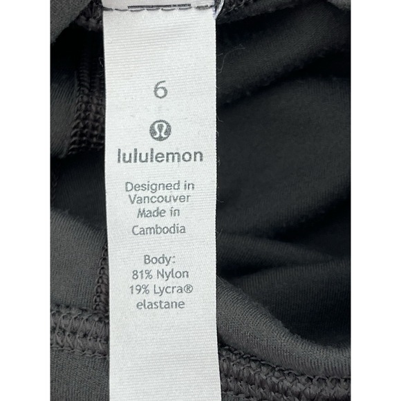 Lululemon Align 6 Gray Performance Compression Leggings‎ Stretch Grey - Picture 4 of 9